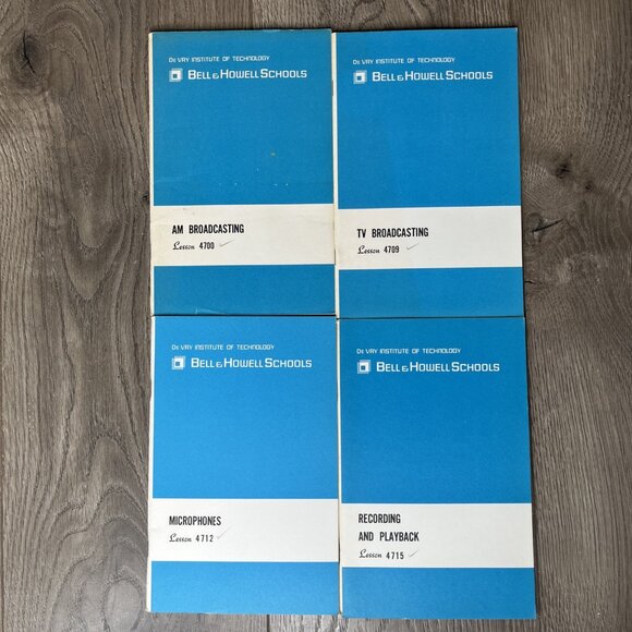 De Vry Technical Institute Lesson Booklets Bell & Howell Lot Of 17 - 1960's EUC - Picture 4 of 13